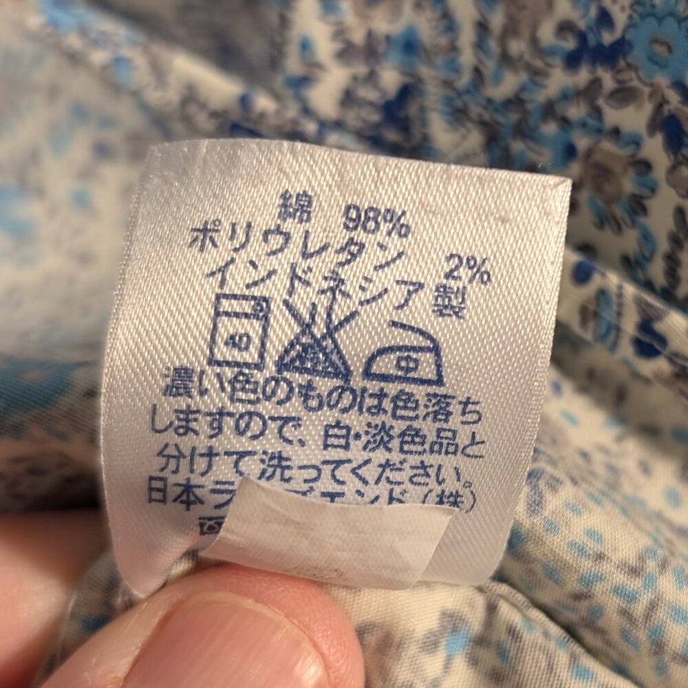 🧨🧨Lands' End Shirt Floral Button-Up Blouse Size 24W - Picture 6 of 8
